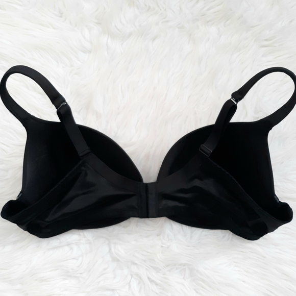 Cacique Smooth Boost Plunge Bra Black 44C - Picture 4 of 6